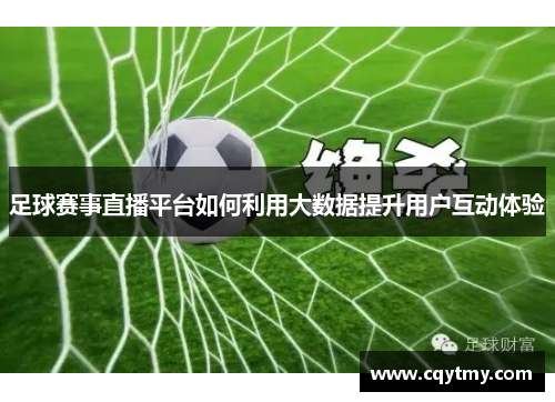 足球赛事直播平台如何利用大数据提升用户互动体验